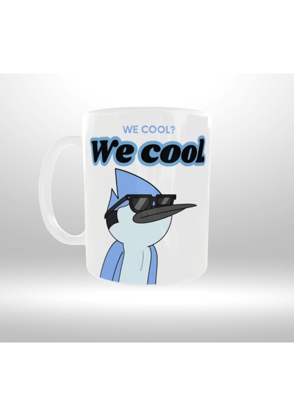 Regular Show Temalı "we Cool? We Cool" Yazılı Modern Tasarım Ikili Kanka Kupa fiyatları