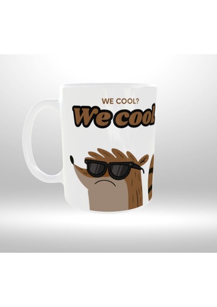 Regular Show Temalı "we Cool? We Cool" Yazılı Modern Tasarım Ikili Kanka Kupa fırsatları