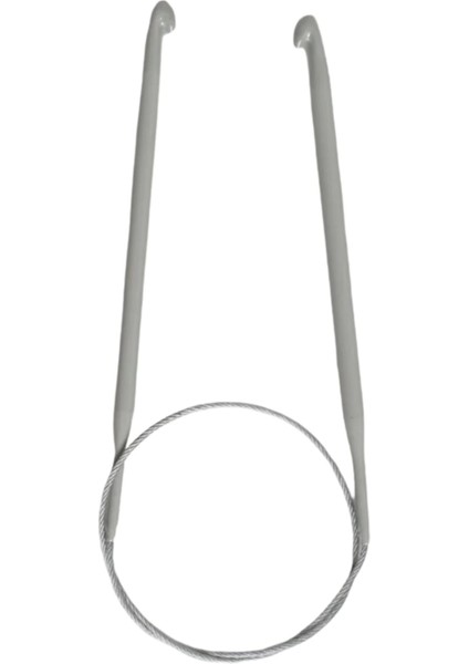 Misinalı Çelik Gagalı Tığ Şiş 6 Numara 60 cm