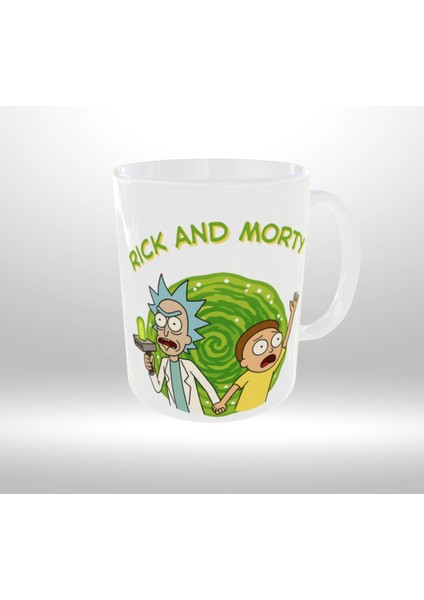 Rıck And Morty Temalı Yazılı Retro Tasarım Kupa modelleri