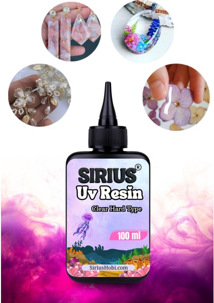 Sirius Uv Reçine Sert Tip - Hızlı Kürlenen 100ML