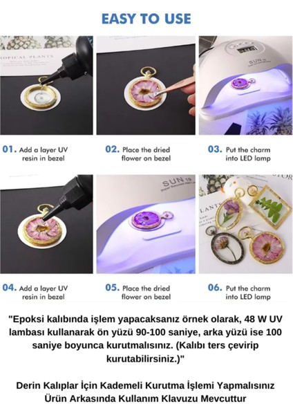 Sirius Uv Reçine Sert Tip - Hızlı Kürlenen 100ML modelleri