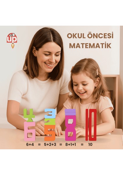 Montessori Ahşap Sayı Blokları | Okul Öncesi Eğitici Matematik Oyuncağı, Stem, Motor ve Zeka Gelişim fiyatları