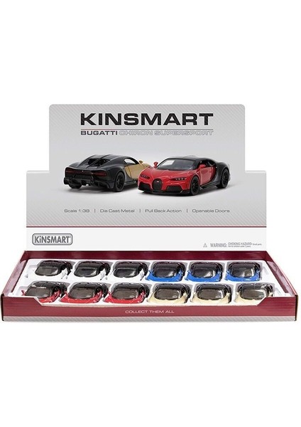 KT5423D Çekbırak Bugattı Chıron modelleri