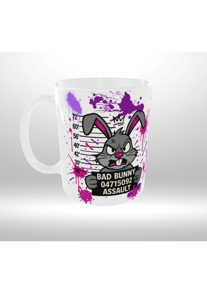 Bugs Bunny Temalı "bad Bunny" Yazılı Tasarım Kupa