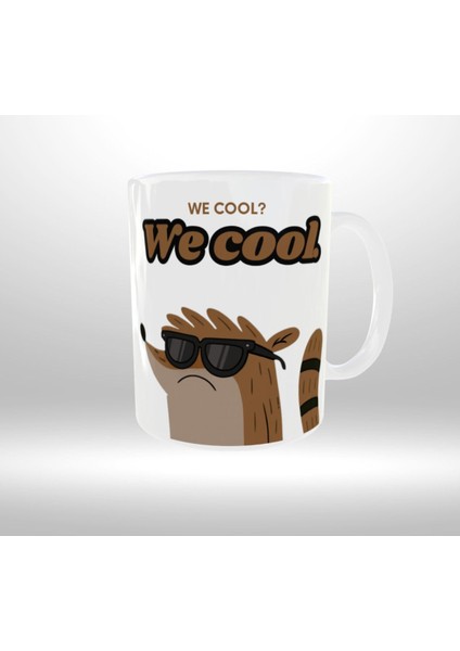 Regular Show Temalı "we Cool? We Cool" Yazılı Tasarım Kupa fiyatları