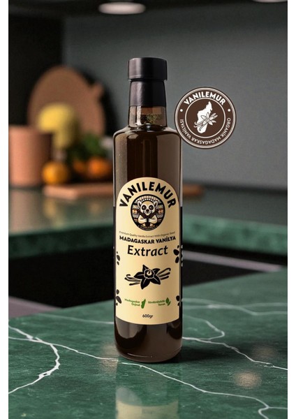 Tohumlu Vanilya Extract'ı Premium Vanilya Özütü 600 gr