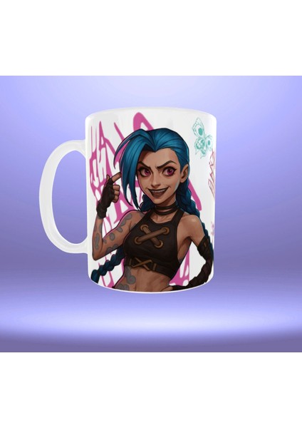 Arcane- Lol-Jinx Figürlü "jinx Was Here" Yazılı Kupa fiyatları