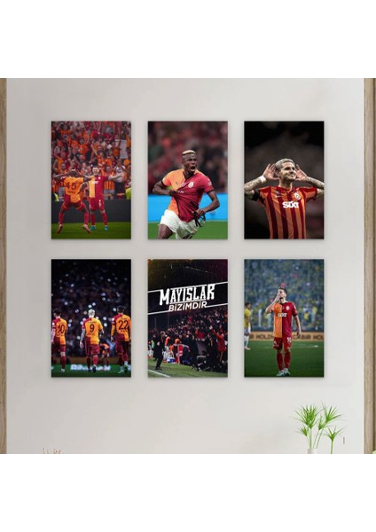 6'lı Gs Ahşap Tablo