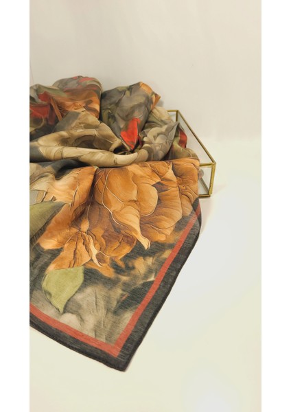 Gül Bahçesi Modal Ipek Eşarp