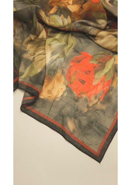 Gül Bahçesi Modal Ipek Eşarp modelleri