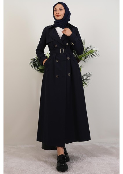 Çilay Trençkot Lacivert modelleri