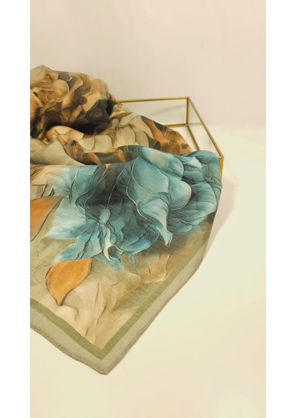 Gül Bahçesi Modal Ipek Eşarp