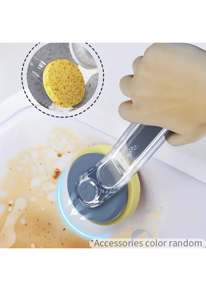 3 Başlıklı Bulaşık Yıkama Seti – Değiştirilebilir Sünger,tel ve Fırça Başlık ( Yeşil ) fırsatları