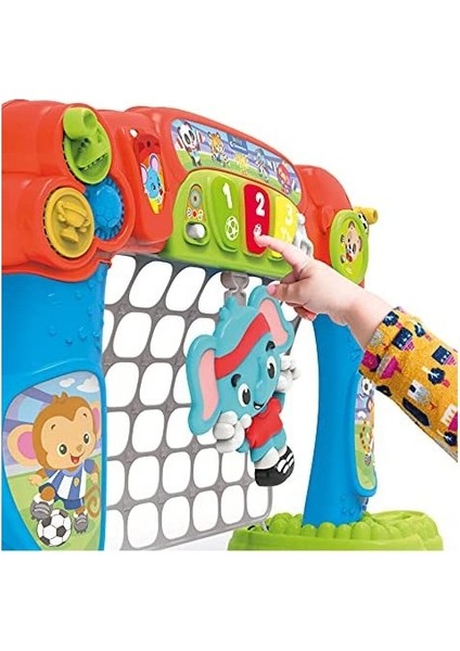 Interaktif Futbol Kalesi – Işıklı Sesli Hareketli Kaleci ve Top Seti - 58 x 14 x 46 cm indirimleri