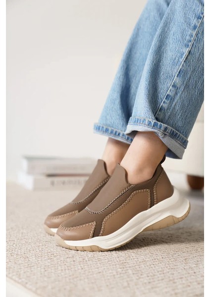 Kendy Premium Vizon Streç Detaylı Kadın Sneaker fiyatları