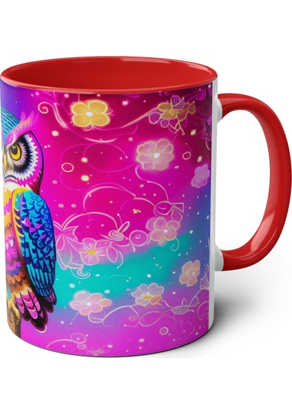 Baykuş Temalı Baskılı Kupa Bardak fiyatları