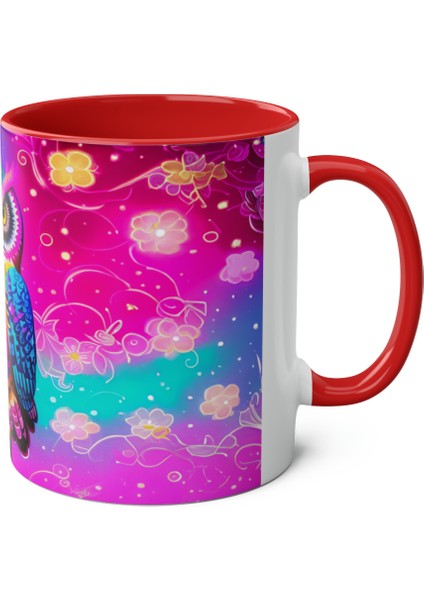 Baykuş Temalı Baskılı Kupa Bardak fırsatları