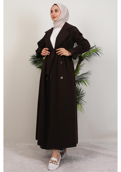 Jasmin Trençkot Acı Kahve modelleri