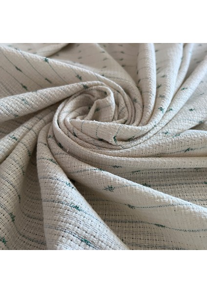 Pamuklu Dokuma Simli Fantezi Kumaşı ( 160CM En )