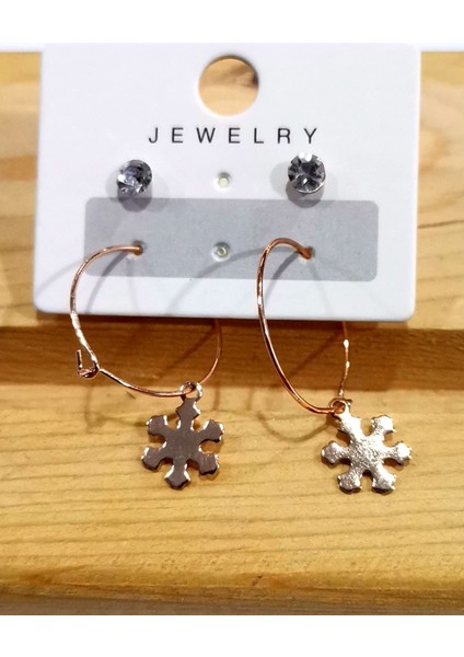 Figürlü Lüks Kararmaz Küpe