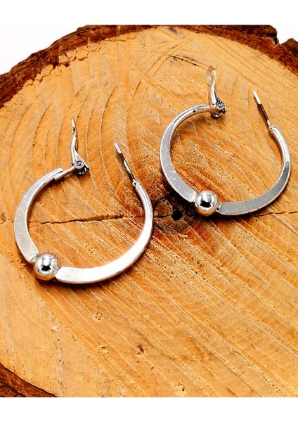 Figürlü Halka Lüks Tasarım Küpe