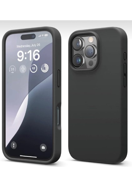 iPhone 16 Pro Max Siyah Lansman Kılıf