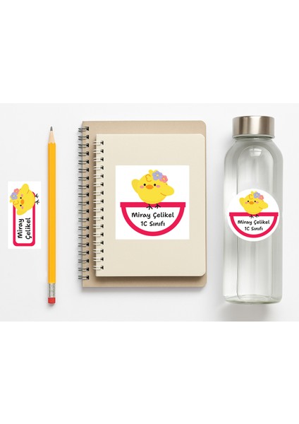 188 Adet Kişiye Özel Okul Etiketi | Kalem Defter Kitap Için Isim Yazılabilir Sticker Seti Model:22 fiyatları