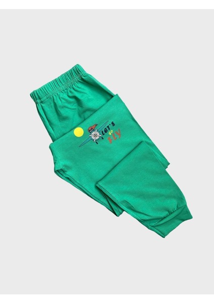 Kız Çocuk %100 Pamuklu Uçurtma Uçak Kız Desenli Kısa Kollu Yazlık Pijama Takımı indirimleri