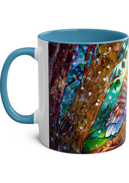 Baykuş Temalı Baskılı Kupa Bardak modelleri