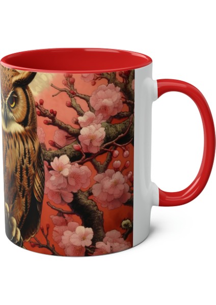 Baykuş Temalı Baskılı Kupa Bardak fırsatları