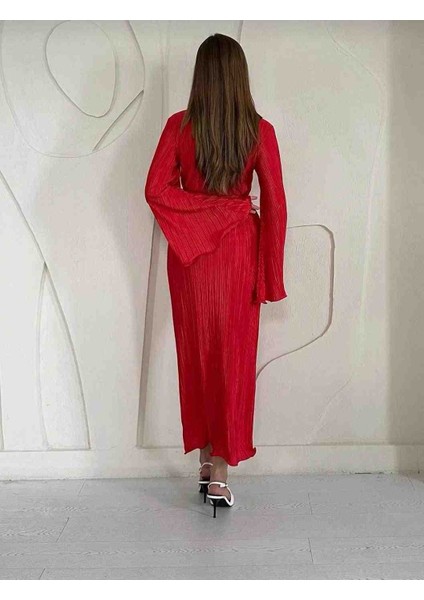 Ispanyol Kol Pliseli Elbise fırsatları