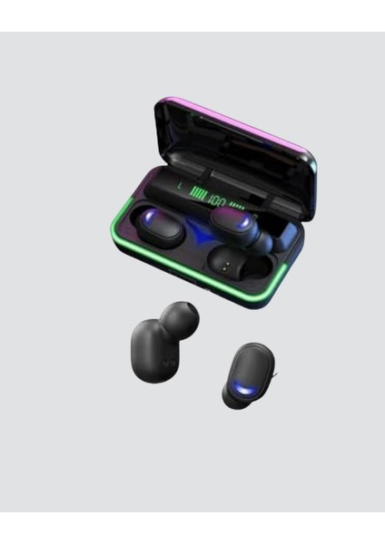 Oyun Modlu E10 Bluetooth Kulaklık Powerbank ve LED Ekranlı modelleri