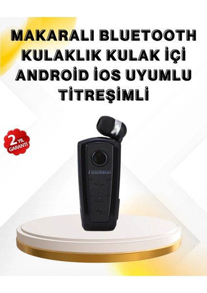 F910 Gürültü Önleyici Bluetooth Kulaklık Klipsli Model