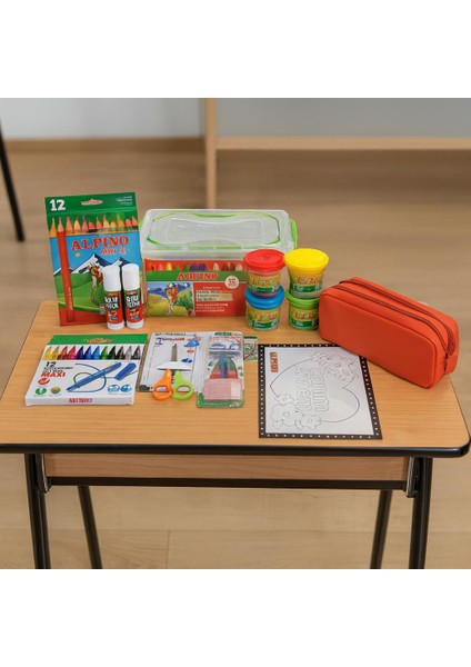 Maxi Plastik Kutulu Okul Kırtasiye Seti 2025-2026 Sezonu fiyatları