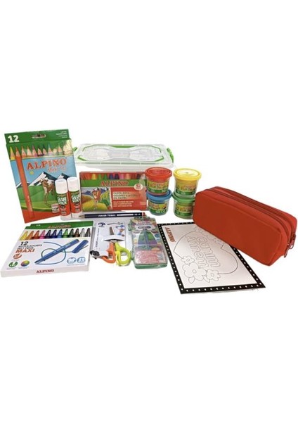 Maxi Plastik Kutulu Okul Kırtasiye Seti 2025-2026 Sezonu modelleri