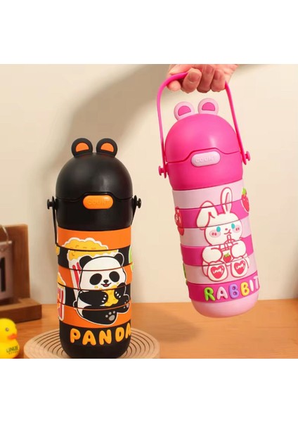 Panda Çelik Matara - Suluk - Bpa Içermez - Sızdırmaz - Eğlenceli -