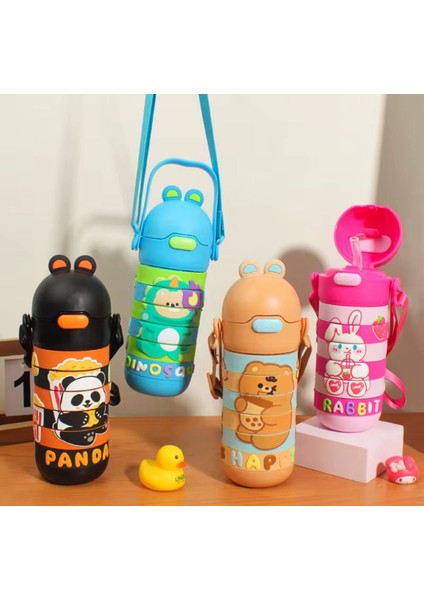 Panda Çelik Matara - Suluk - Bpa Içermez - Sızdırmaz - Eğlenceli - modelleri