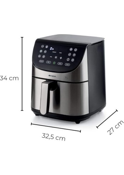 Airfryer Inox 4628/00-7 Litre Kapasiteli Geniş Sepet, Metal, 12 Program, Kurutma, Max Crispy Özelliği, Buz Çözme, Isıtma, LED Ekran,%80 Daha Az Yağlı Pişirme fiyatları