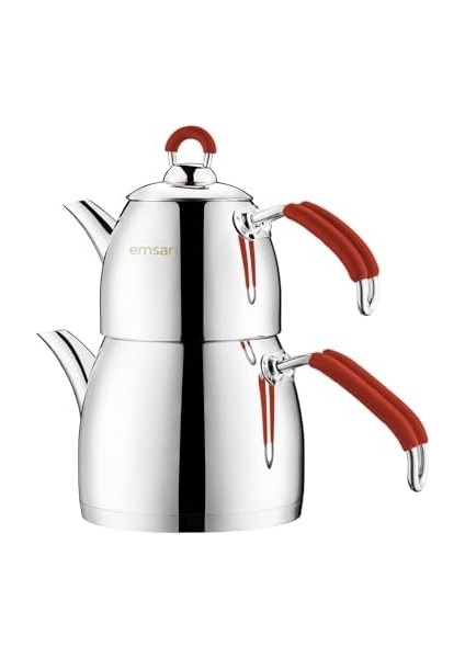 Mina Midi Boy Çaydanlık Takımı Kırmızı 0.75-2 Litre fiyatları