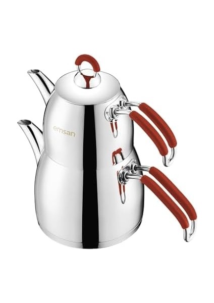 Mina Midi Boy Çaydanlık Takımı Kırmızı 0.75-2 Litre modelleri