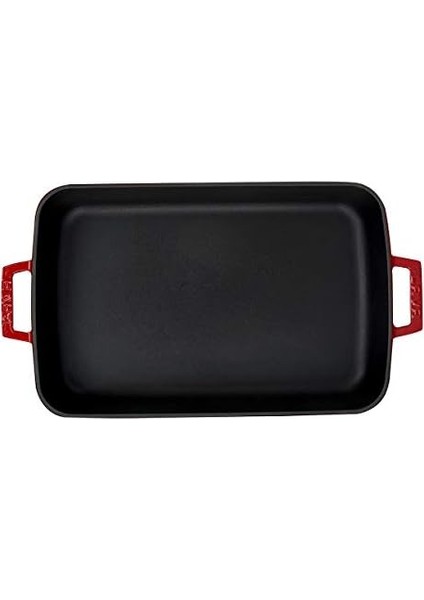 Döküm Dikdörtgen Tepsi, 26X40 Cm, Kırmızı modelleri