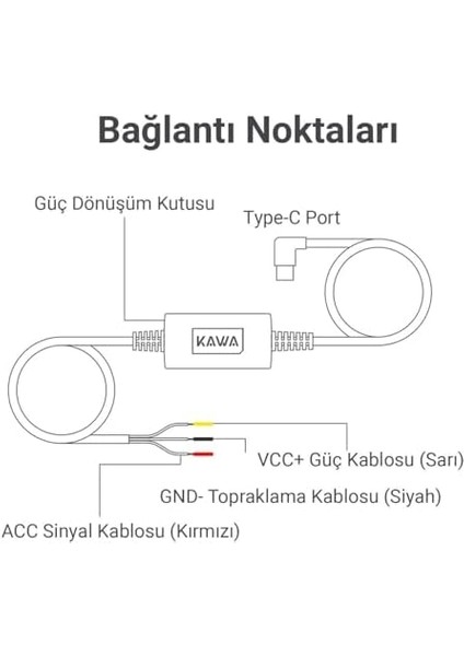 PT01 Mini 3 / D11 Uyumlu Type-C Park Modu Bağlantı Kiti Akü Sigorta Park Modunda Kayıt Için Bağlantı Kablosu fiyatları