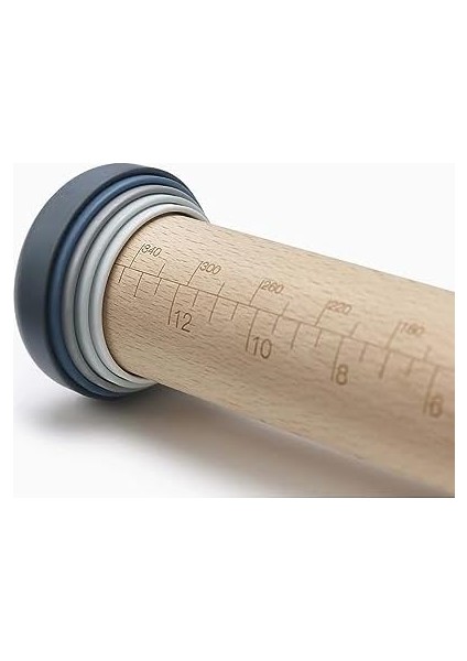 Joseph Precisionpin Pişirme Ayarlanabilir Oklava - Mükemmel Pişirme Sonuçları Için Tutarlı ve Eşit Hamur Kalınlığı, Gökyüzü modelleri