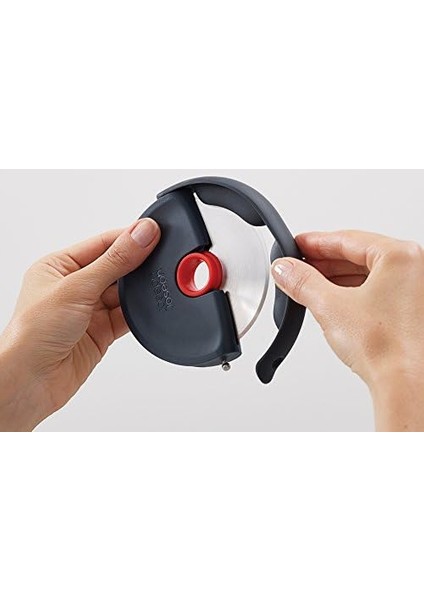 Joseph 20038 Disc Easy-Clean Pizza Diski, Gri/kırmızı modelleri