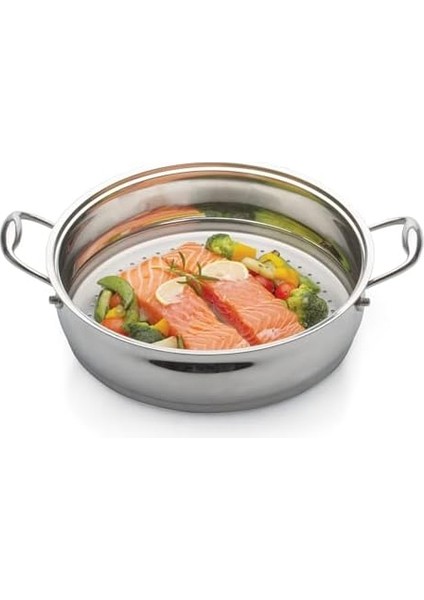 Zeno 18/10 Paslanmaz Çelik Buharda Pişirici Süzgeç 28 cm fiyatları