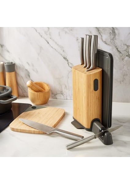 Leo 18/10 Paslanmaz Çelik Bıçak Bloğu 11 Parça Set modelleri