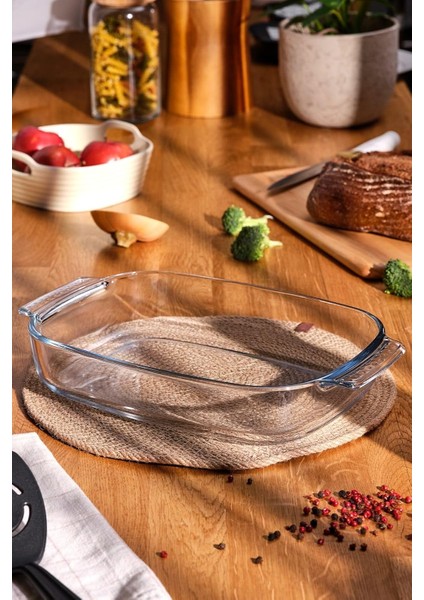 Mono Borosilikat Fırın Kabı 2.7 Litre