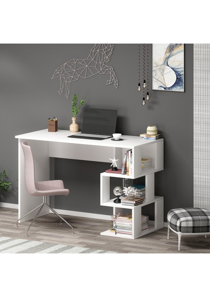 CM001B- Dardanos Çalışma Masası Beyaz fiyatları