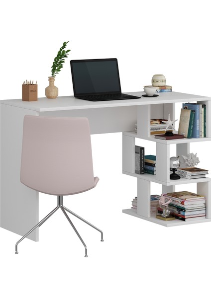 CM001B- Dardanos Çalışma Masası Beyaz modelleri